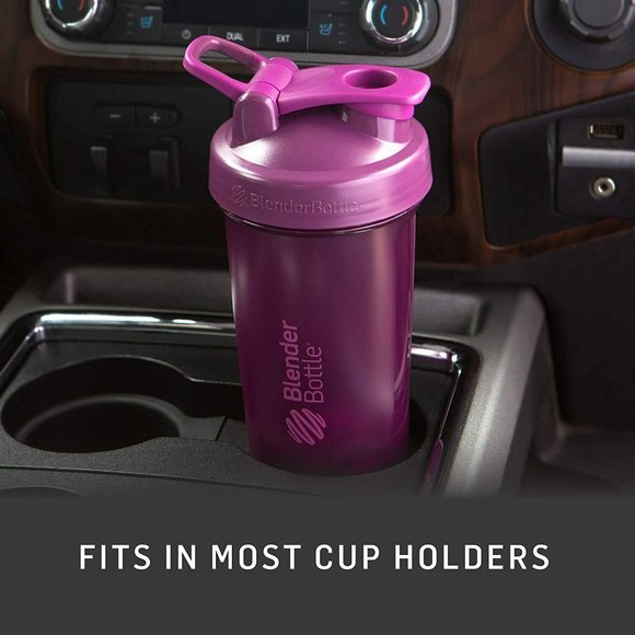 BlenderBottle Classic 28 oz Plum Shaker Cup with Flip-Top and Wide Mouth Lid - Picture 2 of 16